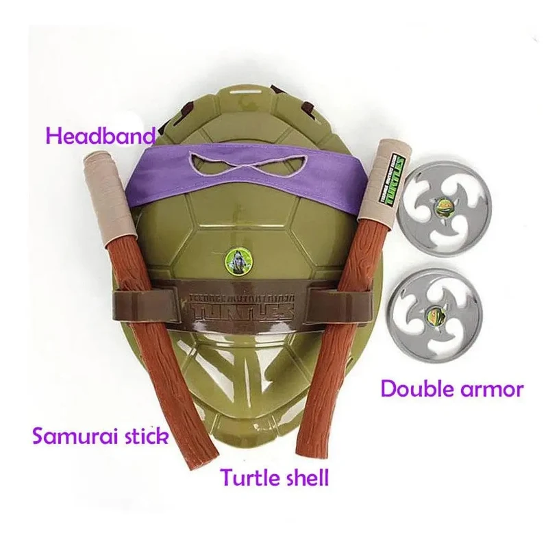 Anime Figur Ninja Turtles Film Fantasy Rüstung Spielzeug Waffe Leo Raph Mikey Don Cosplay Shell Requisiten Kreatives Geschenk für Freunde