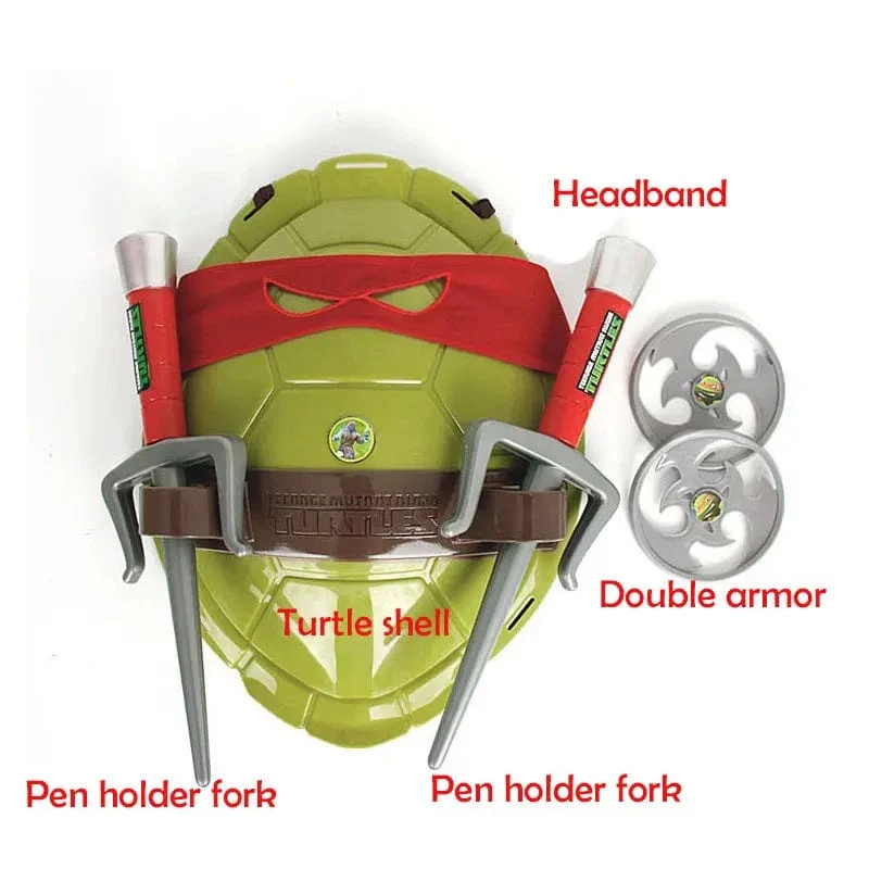 Anime Figur Ninja Turtles Film Fantasy Rüstung Spielzeug Waffe Leo Raph Mikey Don Cosplay Shell Requisiten Kreatives Geschenk für Freunde