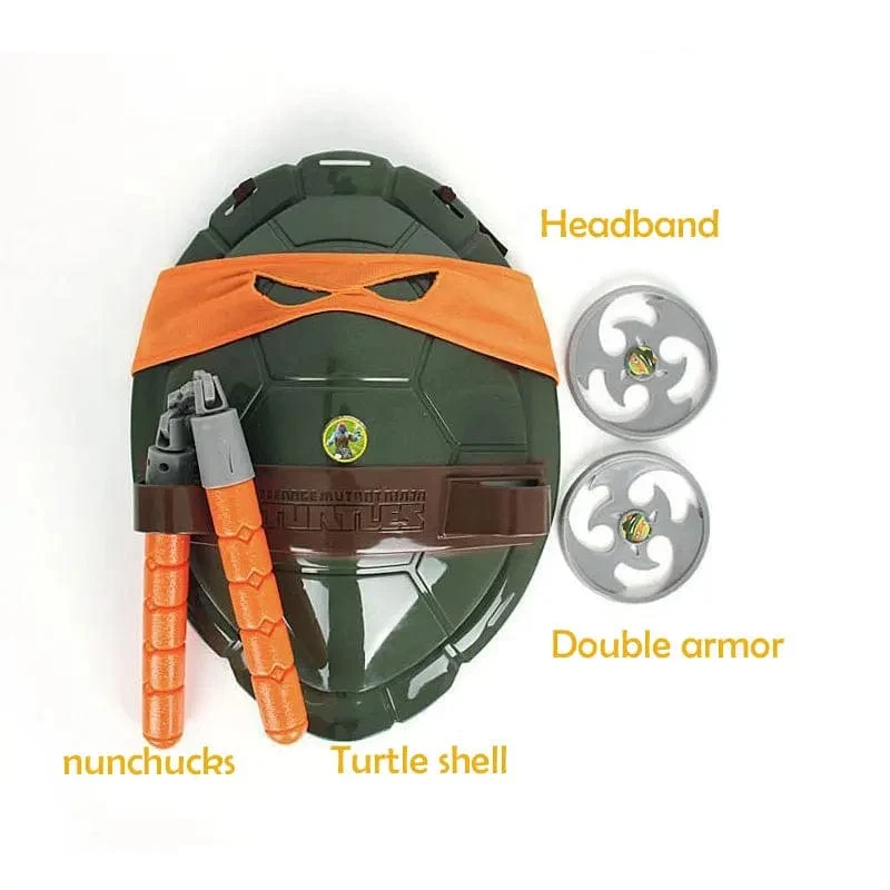 Anime Figur Ninja Turtles Film Fantasy Rüstung Spielzeug Waffe Leo Raph Mikey Don Cosplay Shell Requisiten Kreatives Geschenk für Freunde