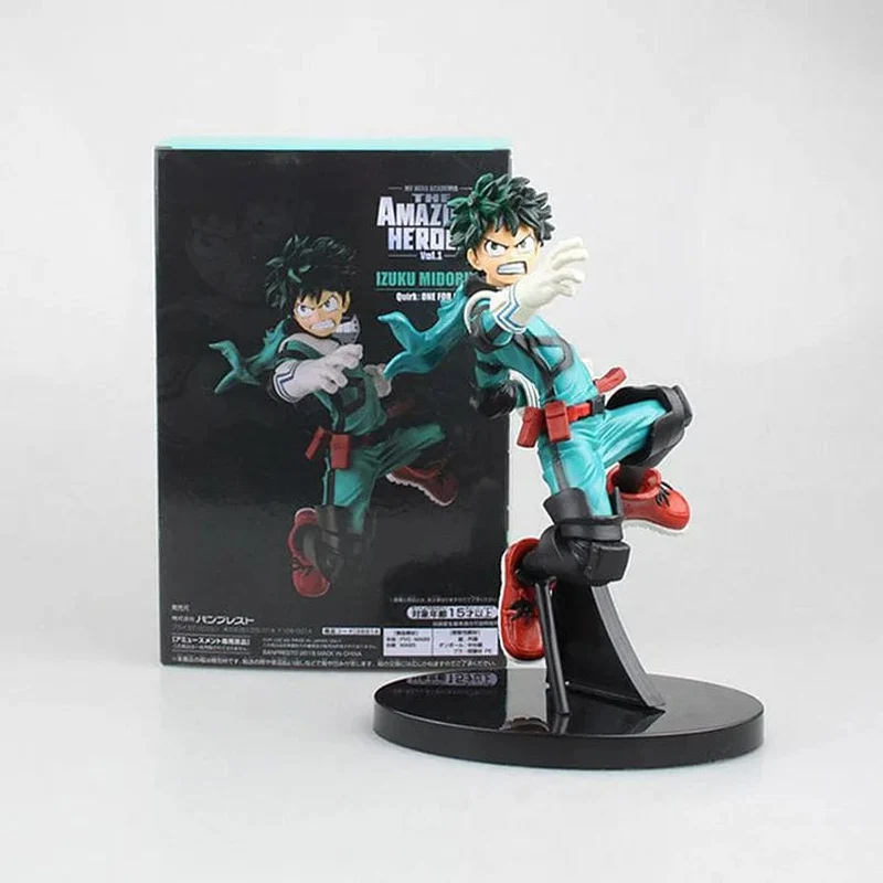 25 cm Anime My Hero Academia Figur PVC Age of Heroes Figur Deku Action Sammlermodell Dekorationen Puppenspielzeug für Kinder