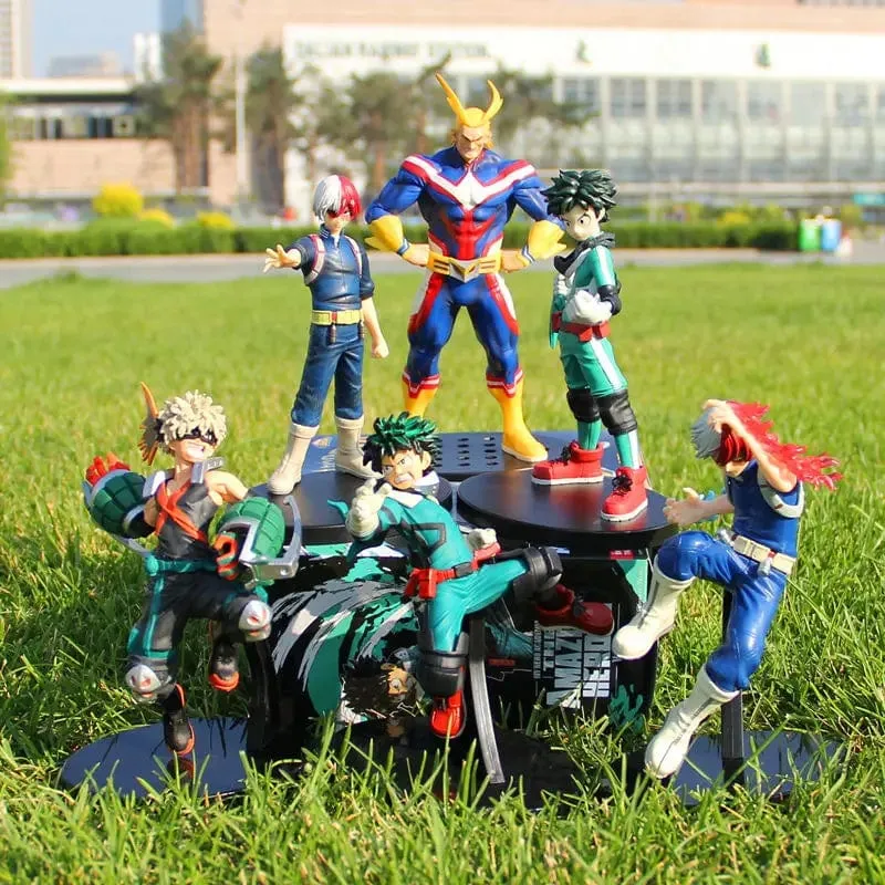 25 cm Anime My Hero Academia Figur PVC Age of Heroes Figur Deku Action Sammlermodell Dekorationen Puppenspielzeug für Kinder