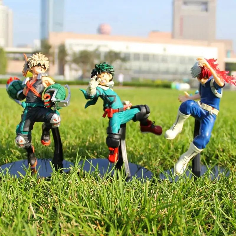 25 cm Anime My Hero Academia Figur PVC Age of Heroes Figur Deku Action Sammlermodell Dekorationen Puppenspielzeug für Kinder