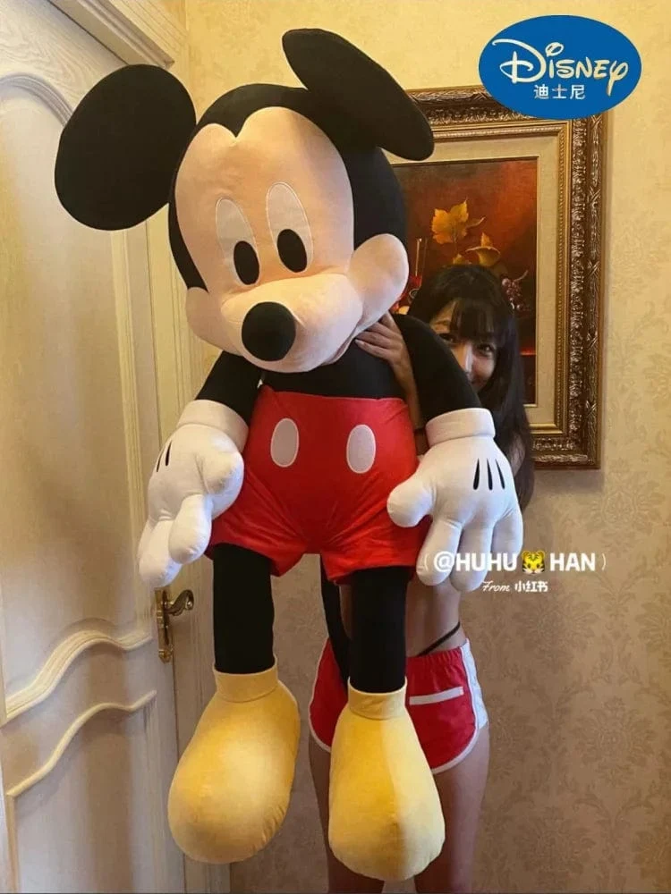 Neu Disney Cartoon Nette Mickey Minnie Plüsch Puppe Baumwolle Gefüllt Super Weiche Kristall Samt Stofftiere Mädchen