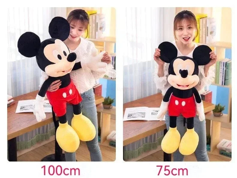 Neu Disney Cartoon Nette Mickey Minnie Plüsch Puppe Baumwolle Gefüllt Super Weiche Kristall Samt Stofftiere Mädchen