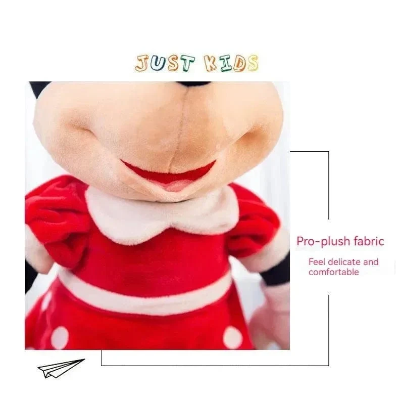 Neu Disney Cartoon Nette Mickey Minnie Plüsch Puppe Baumwolle Gefüllt Super Weiche Kristall Samt Stofftiere Mädchen