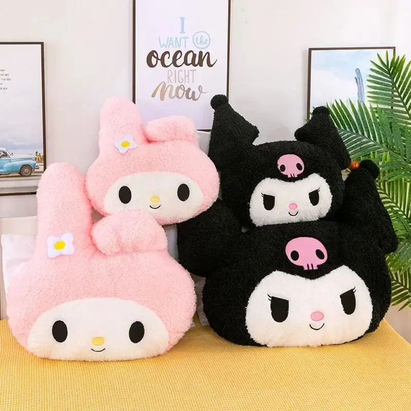 Übergroßes Kuromi Melody Sanrio Plüschtier, superweiches Plüschkissen, Kwaii Plüschtier, Kindergeburtstagsgeschenke