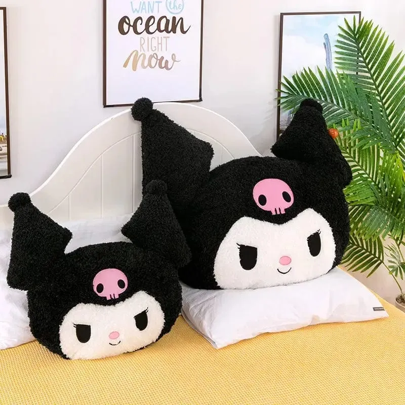 Übergroßes Kuromi Melody Sanrio Plüschtier, superweiches Plüschkissen, Kwaii Plüschtier, Kindergeburtstagsgeschenke
