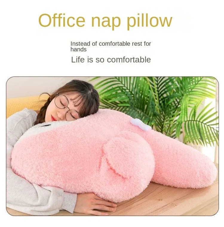 Übergroßes Kuromi Melody Sanrio Plüschtier, superweiches Plüschkissen, Kwaii Plüschtier, Kindergeburtstagsgeschenke