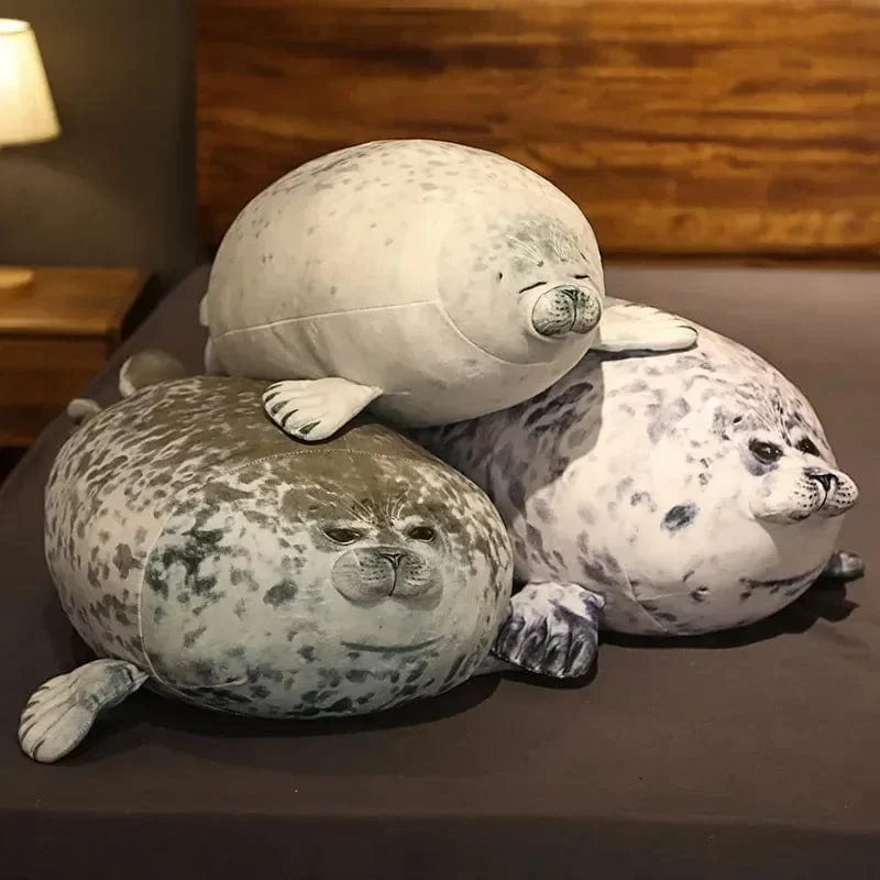 Fettes Plüsch-Foca-Gorda-Robbenspielzeug, Kuscheltier, Foca-Guatona-Peluche, weiche Puppe, Schlafkissen, süße Seelöwenpuppe, Weihnachtsgeschenk