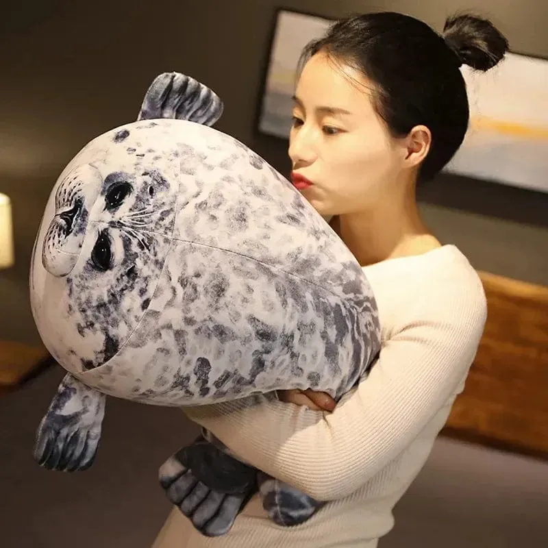 Fettes Plüsch-Foca-Gorda-Robbenspielzeug, Kuscheltier, Foca-Guatona-Peluche, weiche Puppe, Schlafkissen, süße Seelöwenpuppe, Weihnachtsgeschenk