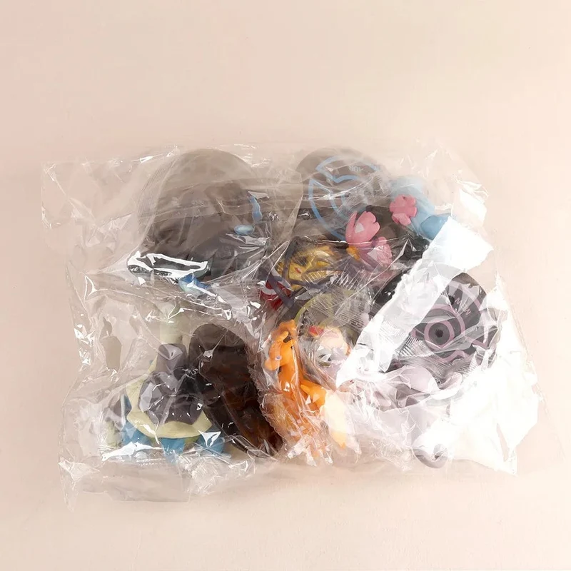 Pokemon 6 Teile/satz Anime Figur Pikachu 6-7cm Figur Charizard Blastoise Squirtle Bulbasaur Actionfiguren Modell Spielzeug Geschenke