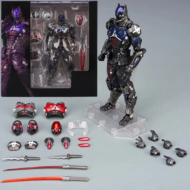 AMAZING YAMAGUCHI Arkham Knight Batman Red Hood Robin Jason Todd Figuarts Spiel Actionfigur Modell Spielzeugsammlung Weihnachtsgeschenk