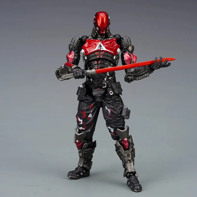 AMAZING YAMAGUCHI Arkham Knight Batman Red Hood Robin Jason Todd Figuarts Spiel Actionfigur Modell Spielzeugsammlung Weihnachtsgeschenk
