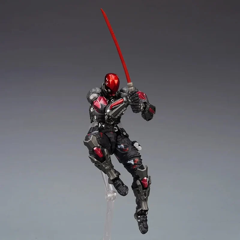AMAZING YAMAGUCHI Arkham Knight Batman Red Hood Robin Jason Todd Figuarts Spiel Actionfigur Modell Spielzeugsammlung Weihnachtsgeschenk