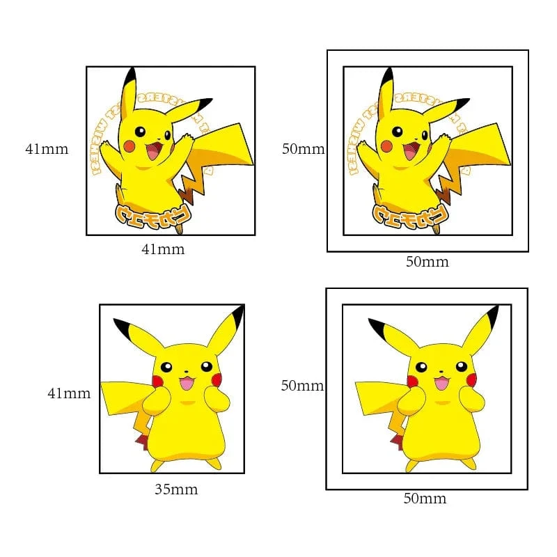 20 Stück Pokemon Pikachu Tattoo-Aufkleber, wasserdicht, Anime-Aufkleber, Actionfigur, Spielzeug, Cartoon, Belohnungsspielzeug für Kinder, Geburtstag, Weihnachtsgeschenk