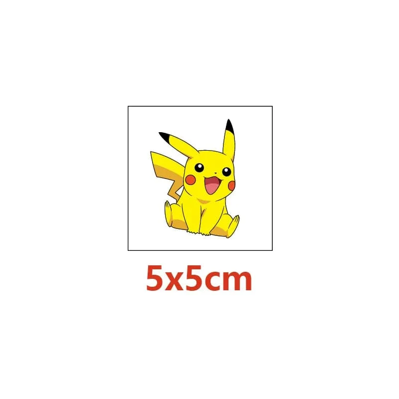 20 Stück Pokemon Pikachu Tattoo-Aufkleber, wasserdicht, Anime-Aufkleber, Actionfigur, Spielzeug, Cartoon, Belohnungsspielzeug für Kinder, Geburtstag, Weihnachtsgeschenk