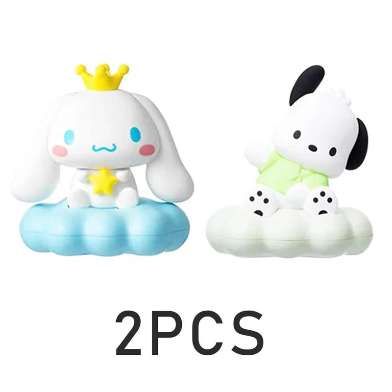 Neues Sanrios-Nachtlicht im japanischen Stil, Emaille-Wolke, Cartoon Kuromi Cinnamoroll Pochacco, kleines Tischlicht, leuchtende Dekoration