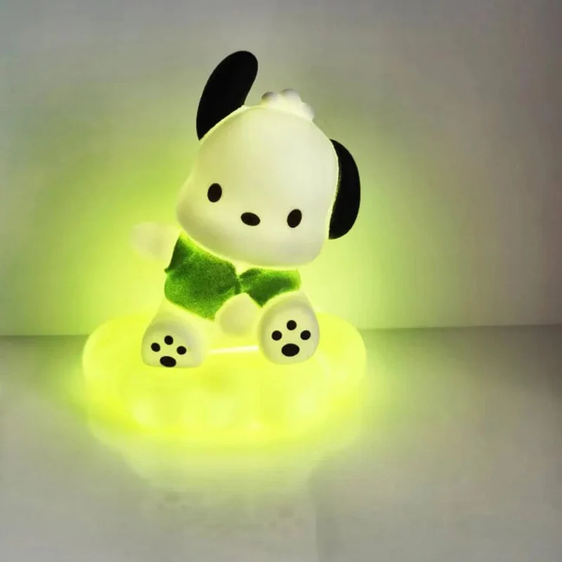 Neues Sanrios-Nachtlicht im japanischen Stil, Emaille-Wolke, Cartoon Kuromi Cinnamoroll Pochacco, kleines Tischlicht, leuchtende Dekoration
