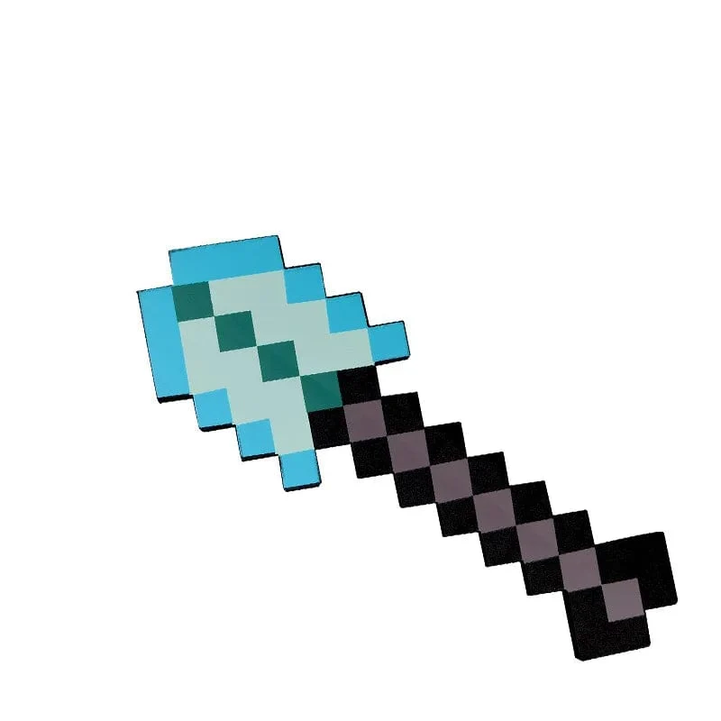 Schaumstoffspielzeug-Schwert Minecraft, Rollenspiel-Zubehörserie in Kindergröße, geeignet für Videospielfans und höher zum Sammeln von Geschenken