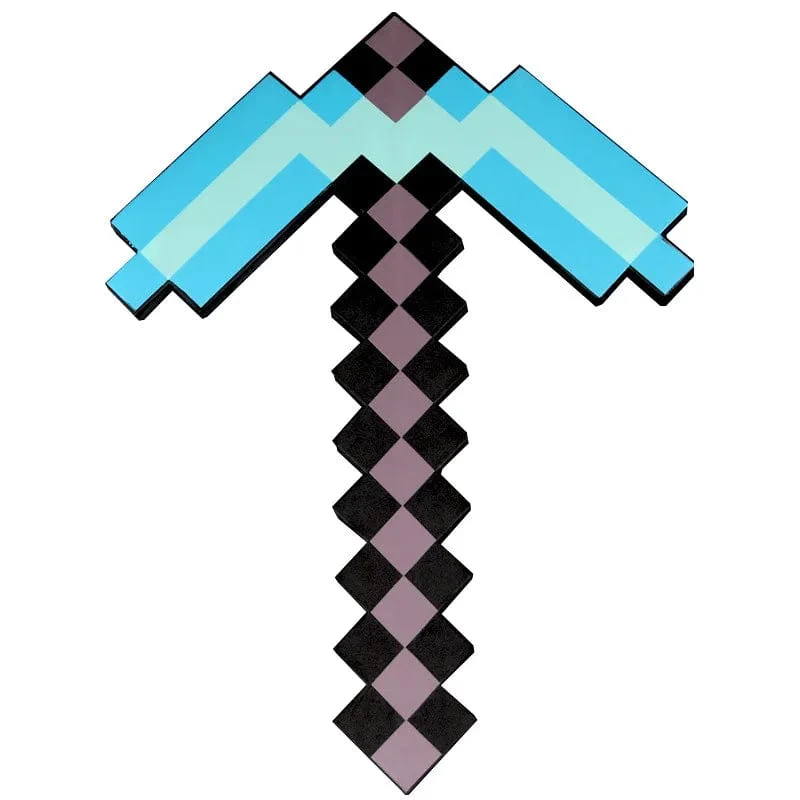 Schaumstoffspielzeug-Schwert Minecraft, Rollenspiel-Zubehörserie in Kindergröße, geeignet für Videospielfans und höher zum Sammeln von Geschenken