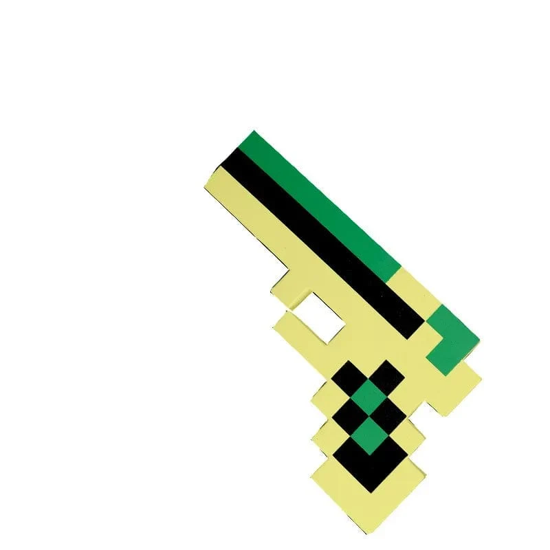 Schaumstoffspielzeug-Schwert Minecraft, Rollenspiel-Zubehörserie in Kindergröße, geeignet für Videospielfans und höher zum Sammeln von Geschenken