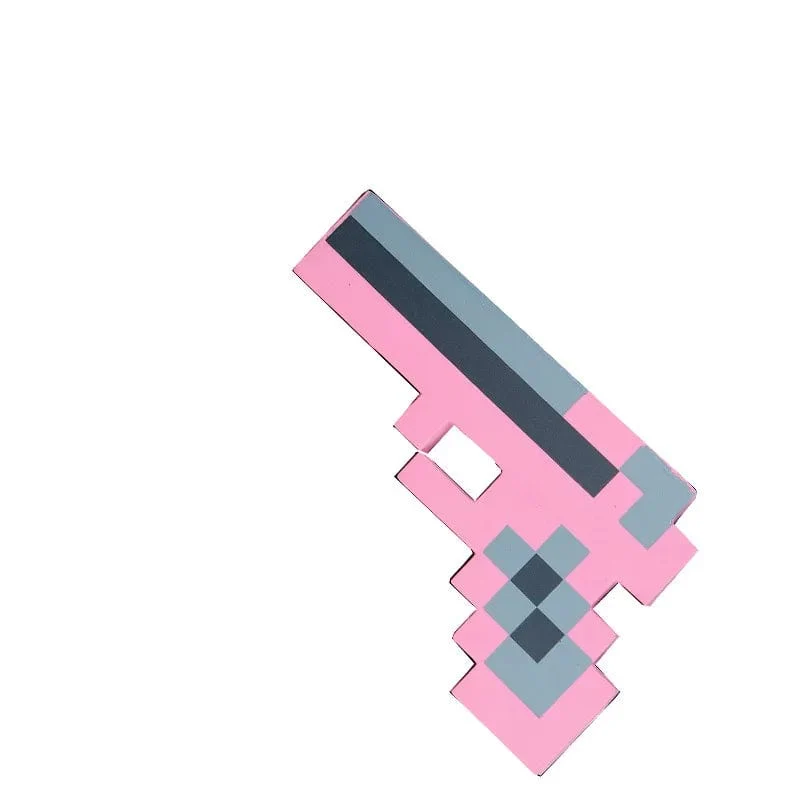 Schaumstoffspielzeug-Schwert Minecraft, Rollenspiel-Zubehörserie in Kindergröße, geeignet für Videospielfans und höher zum Sammeln von Geschenken