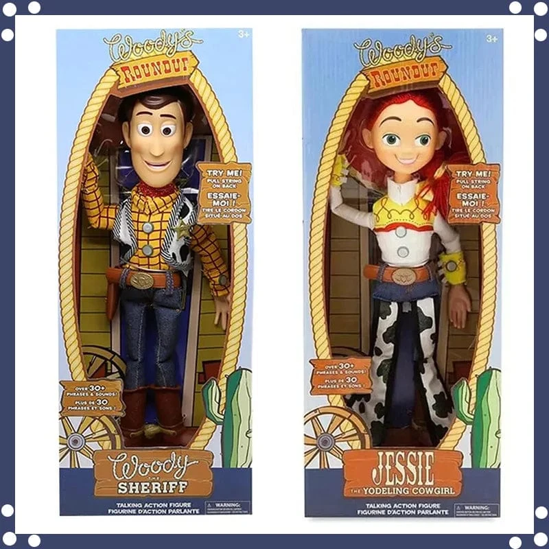 Disney Toy Story 4 Anime Figur Sprechende Woody Buzz Jessie Rex Actionfiguren Modell Dekoration Sammlung Weihnachtsspielzeug Geschenke