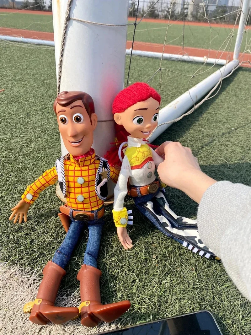 Disney Toy Story 4 Anime Figur Sprechende Woody Buzz Jessie Rex Actionfiguren Modell Dekoration Sammlung Weihnachtsspielzeug Geschenke