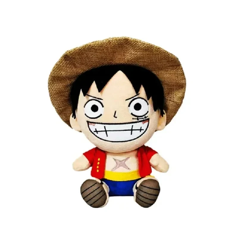 2024 HoT 25 cm One Piece Anime Figur Zoro Luffy Chopper Plüschtiere Niedliche Cartoon-Plüschtiere Gefüllte Puppen Anhänger Kinder Weihnachtsgeschenke