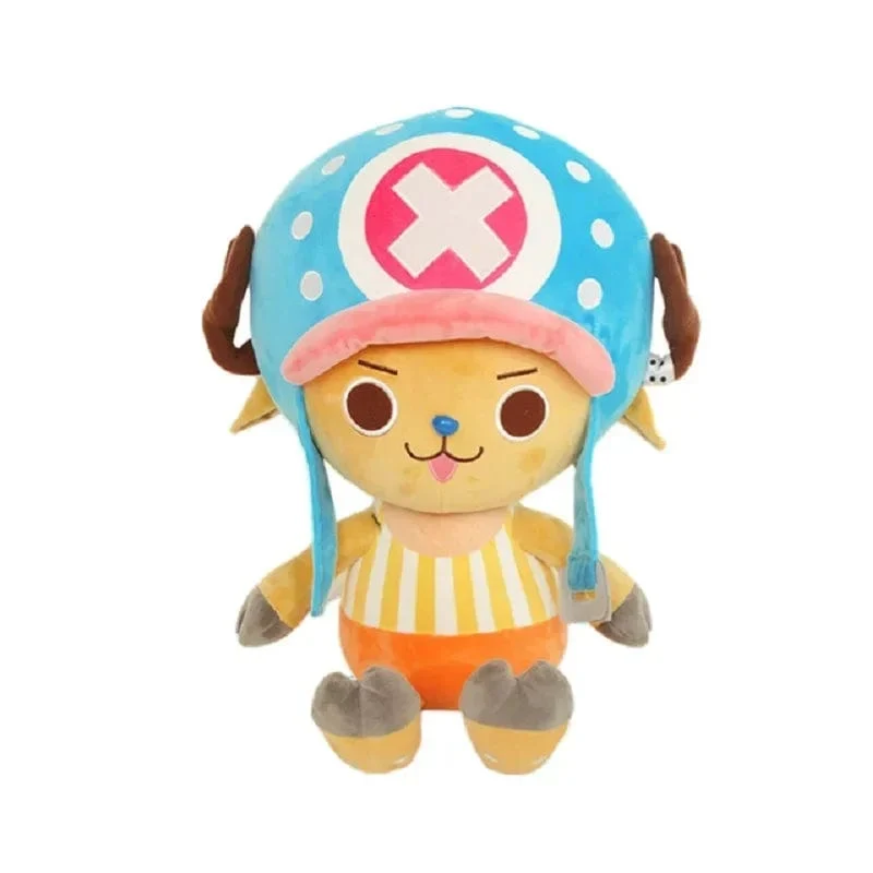 2024 HoT 25 cm One Piece Anime Figur Zoro Luffy Chopper Plüschtiere Niedliche Cartoon-Plüschtiere Gefüllte Puppen Anhänger Kinder Weihnachtsgeschenke