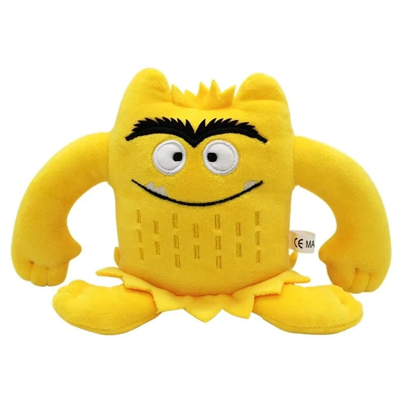 6 Farben Das Farbmonster Plüschtier Tier Weiche Angefüllte Puppen Für Kinder