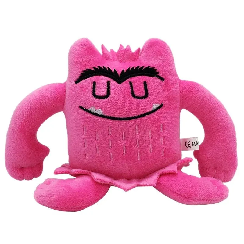 6 Farben Das Farbmonster Plüschtier Tier Weiche Angefüllte Puppen Für Kinder