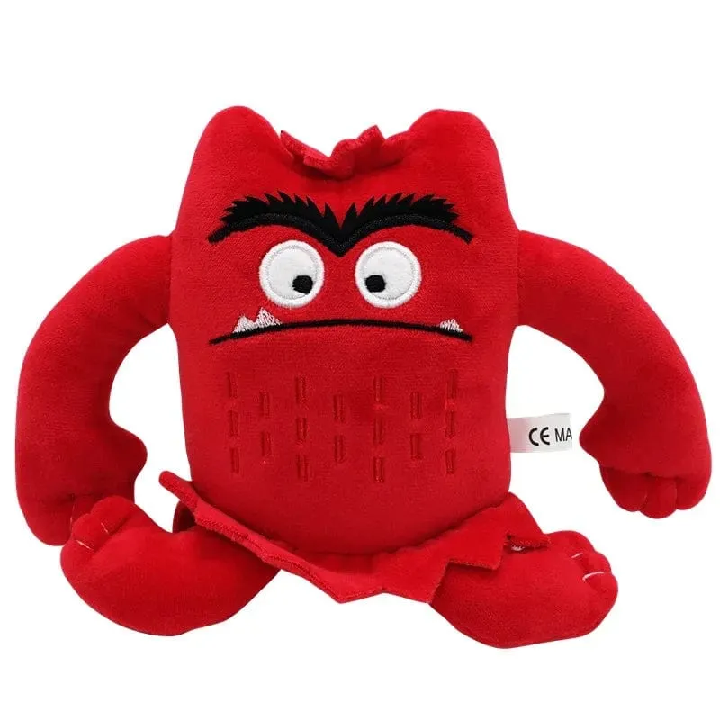 6 Farben Das Farbmonster Plüschtier Tier Weiche Angefüllte Puppen Für Kinder