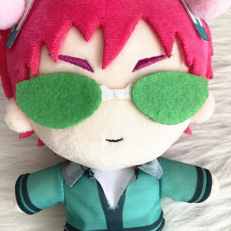 Anime Das katastrophale Leben von Saiki K. Saiki Kusuo Cosplay-Puppe, Plüschkissen, Dekokissen, Spielzeug, Weihnachtsgeschenk für Jungen und Mädchen