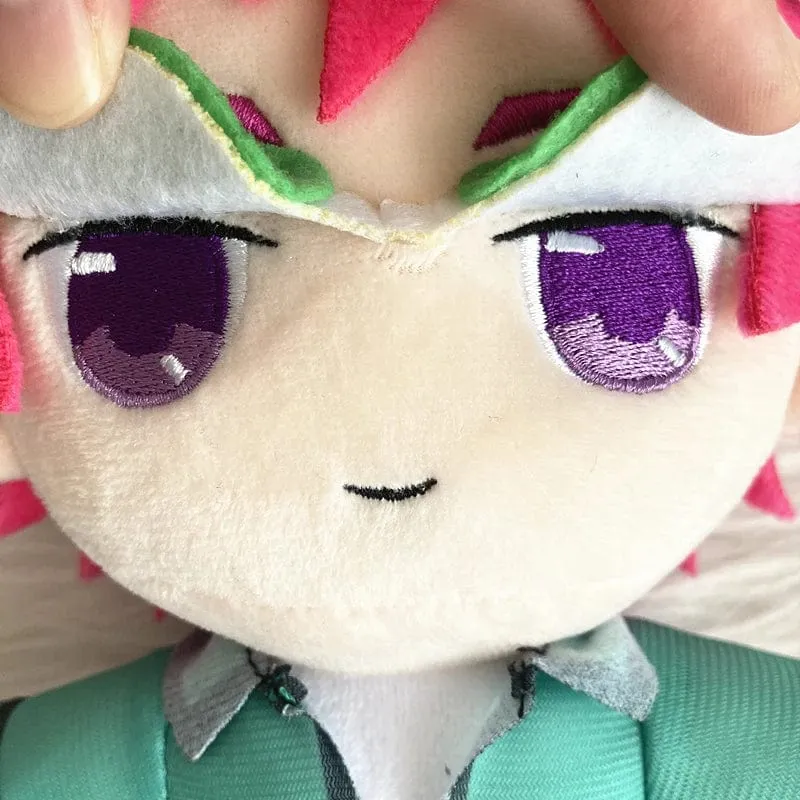 Anime Das katastrophale Leben von Saiki K. Saiki Kusuo Cosplay-Puppe, Plüschkissen, Dekokissen, Spielzeug, Weihnachtsgeschenk für Jungen und Mädchen