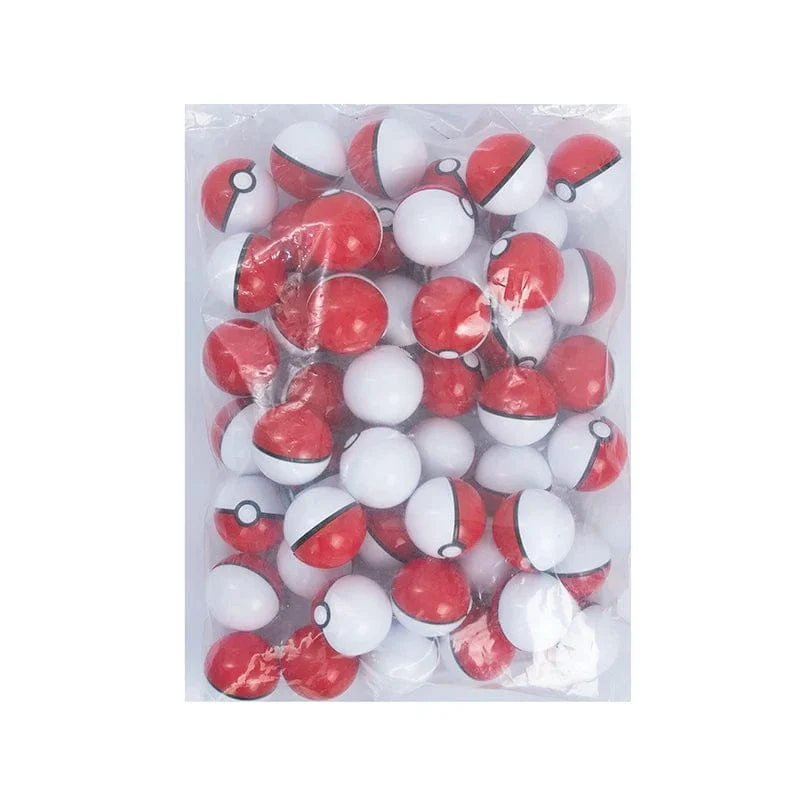 Neuer Stil 50 Stücke Elf Ball 5 CM 100 Stücke 3 CM Pokemon Anime Actionfigur Haustier Pikachu Taschenmonster Pokeball Spielzeug für Kinder Weihnachtsgeschenke