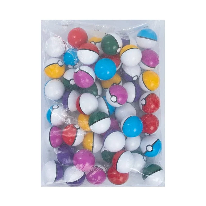 Neuer Stil 50 Stücke Elf Ball 5 CM 100 Stücke 3 CM Pokemon Anime Actionfigur Haustier Pikachu Taschenmonster Pokeball Spielzeug für Kinder Weihnachtsgeschenke