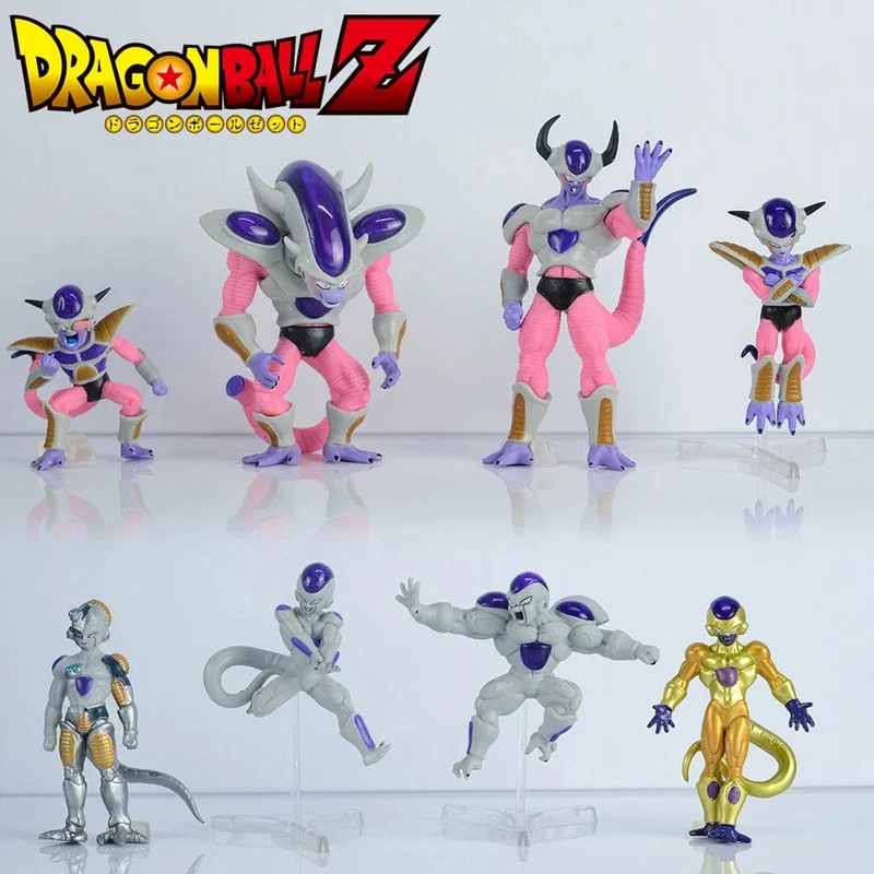 8 teile/satz Dragon Ball Z Figuren King Cold Frieza Figurine Anime DBZ Gefrierschrank Action Figure PVC Sammlung Modell Spielzeug Für kinder Geschenk