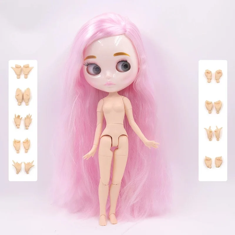 ICY DBS Blyth Puppe 1/6 Joint Körper 30CM BJD spielzeug Natürliche glänzende gesicht mit extra hände AB DIY Mode puppen mädchen geschenk
