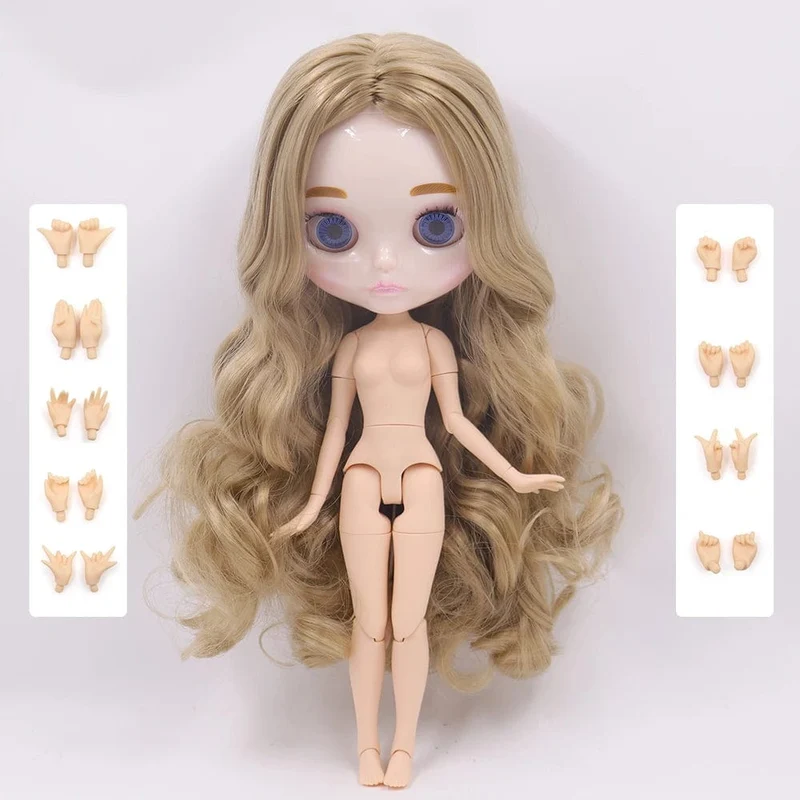 ICY DBS Blyth Puppe 1/6 Joint Körper 30CM BJD spielzeug Natürliche glänzende gesicht mit extra hände AB DIY Mode puppen mädchen geschenk