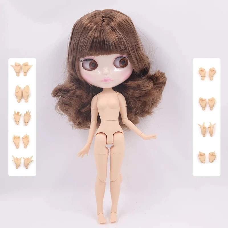 ICY DBS Blyth Puppe 1/6 Joint Körper 30CM BJD spielzeug Natürliche glänzende gesicht mit extra hände AB DIY Mode puppen mädchen geschenk