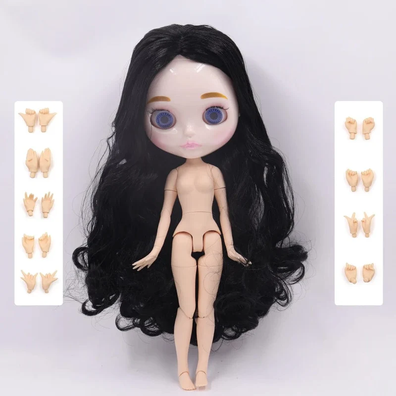 ICY DBS Blyth Puppe 1/6 Joint Körper 30CM BJD spielzeug Natürliche glänzende gesicht mit extra hände AB DIY Mode puppen mädchen geschenk