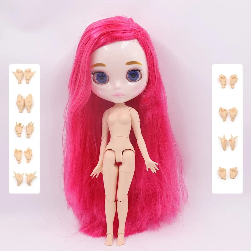 ICY DBS Blyth Puppe 1/6 Joint Körper 30CM BJD spielzeug Natürliche glänzende gesicht mit extra hände AB DIY Mode puppen mädchen geschenk