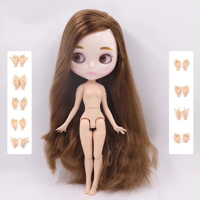 ICY DBS Blyth Puppe 1/6 Joint Körper 30CM BJD spielzeug Natürliche glänzende gesicht mit extra hände AB DIY Mode puppen mädchen geschenk