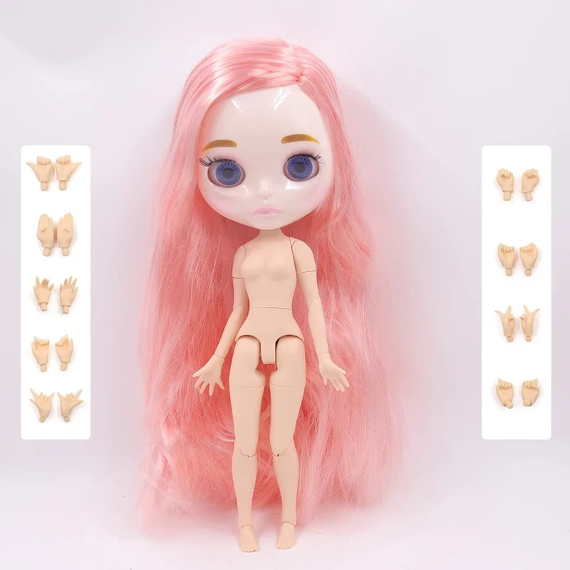 ICY DBS Blyth Puppe 1/6 Joint Körper 30CM BJD spielzeug Natürliche glänzende gesicht mit extra hände AB DIY Mode puppen mädchen geschenk
