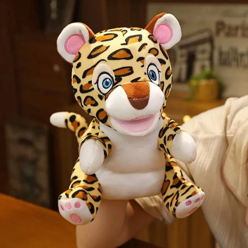 Gefüllte Plüschtiere Spielzeug Handfingerpuppe Kawaii Puppen Pädagogisches Babyspielzeug Lernen & Bildung Affe Tiger Kinder Geschenk