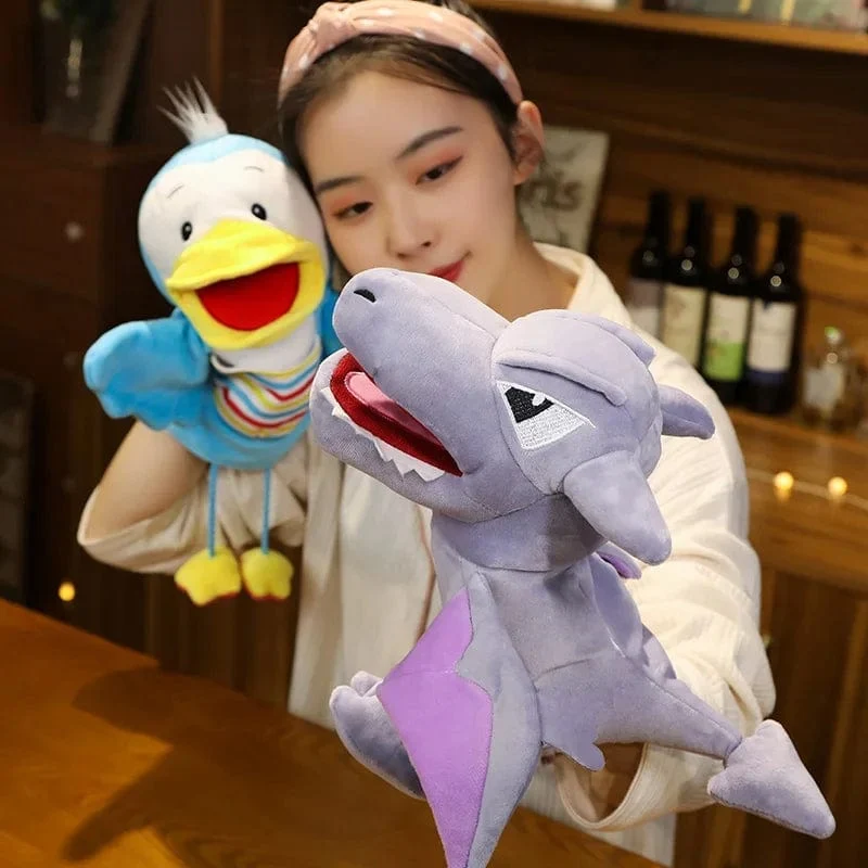 Gefüllte Plüschtiere Spielzeug Handfingerpuppe Kawaii Puppen Pädagogisches Babyspielzeug Lernen & Bildung Affe Tiger Kinder Geschenk