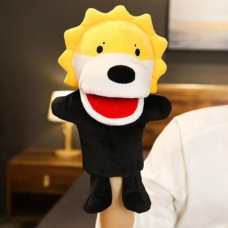 Gefüllte Plüschtiere Spielzeug Handfingerpuppe Kawaii Puppen Pädagogisches Babyspielzeug Lernen & Bildung Affe Tiger Kinder Geschenk