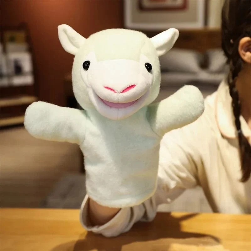Gefüllte Plüschtiere Spielzeug Handfingerpuppe Kawaii Puppen Pädagogisches Babyspielzeug Lernen & Bildung Affe Tiger Kinder Geschenk