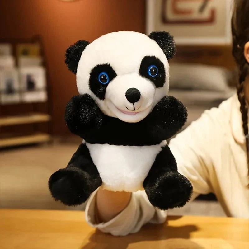 Gefüllte Plüschtiere Spielzeug Handfingerpuppe Kawaii Puppen Pädagogisches Babyspielzeug Lernen & Bildung Affe Tiger Kinder Geschenk